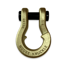 Load image into Gallery viewer, Jowl Recovery Split Shackle 3/4 Brass Knuckle Moose Knuckle Offroad
