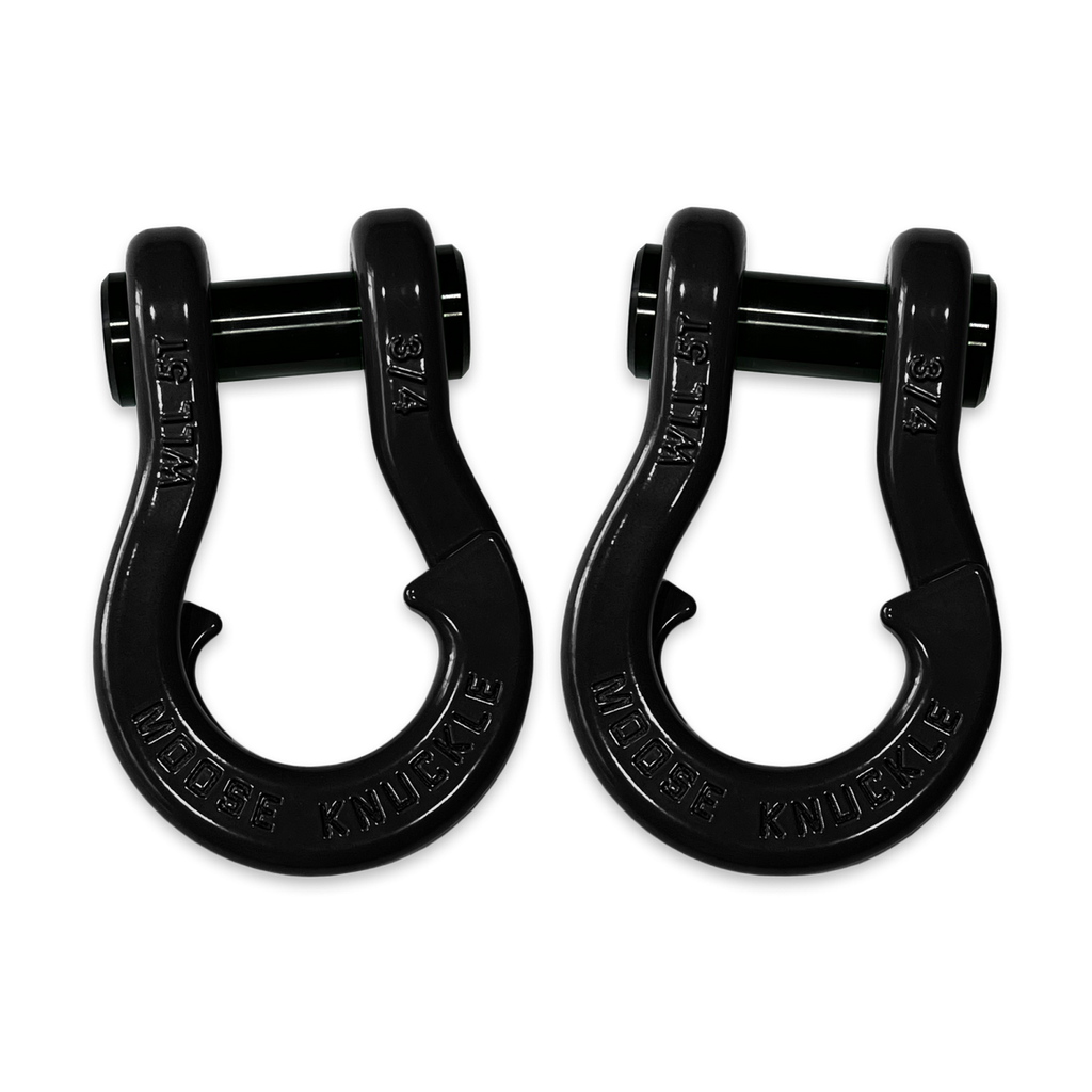 Jowl Recovery Split Shackle 3/4 Black Hole and Black Hole Combo Moose Knuckle Offroad
