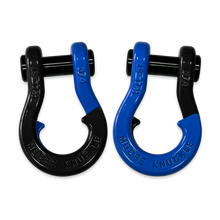 Load image into Gallery viewer, Jowl Recovery Split Shackle 3/4 Black Hole and Blue Balls Combo Moose Knuckle Offroad