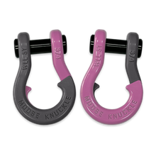 Load image into Gallery viewer, Jowl Recovery Split Shackle 3/4 Gun Gray and Pretty Pink Combo Moose Knuckle Offroad