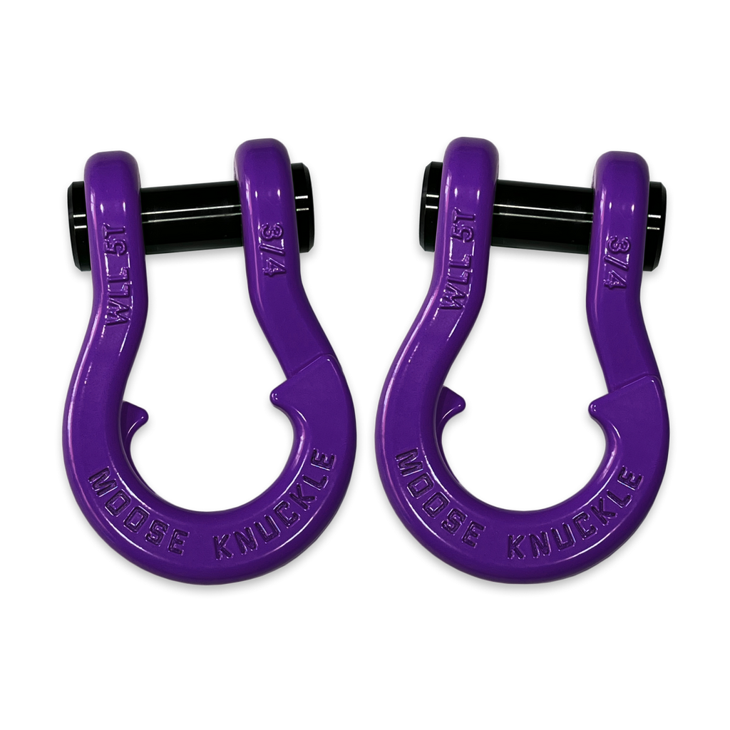 Jowl Recovery Split Shackle 3/4 Grape Escape and Grape Escape Combo Moose Knuckle Offroad