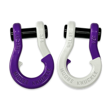 Load image into Gallery viewer, Jowl Recovery Split Shackle 3/4 Grape Escape and Pure White Combo Moose Knuckle Offroad
