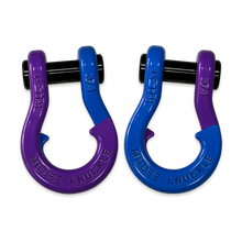 Load image into Gallery viewer, Jowl Recovery Split Shackle 3/4 Grape Escape and Blue Balls Combo Moose Knuckle Offroad