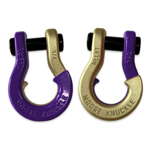 Load image into Gallery viewer, Jowl Recovery Split Shackle 3/4 Grape Escape and Brass Knuckle Combo Moose Knuckle Offroad