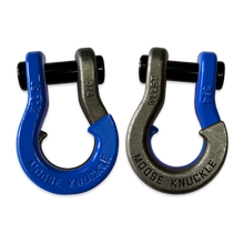 Load image into Gallery viewer, Jowl Recovery Split Shackle 3/4 Blue Balls and Raw Dog Combo Moose Knuckle Offroad