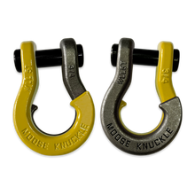 Load image into Gallery viewer, Jowl Recovery Split Shackle 3/4 Detonator Yellow and Raw Dog Combo Moose Knuckle Offroad