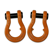 Load image into Gallery viewer, Jowl Recovery Split Shackle 3/4 Obscene Orange and Obscene Orange Combo Moose Knuckle Offroad