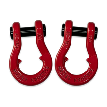 Load image into Gallery viewer, Jowl Recovery Split Shackle 3/4 Flame Red and Flame Red Combo Moose Knuckle Offroad