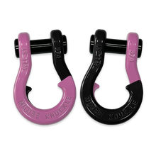 Load image into Gallery viewer, Jowl Recovery Split Shackle 3/4 Pretty Pink and Black Hole Combo Moose Knuckle Offroad