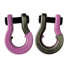 Load image into Gallery viewer, Jowl Recovery Split Shackle 3/4 Pretty Pink and Raw Dog Combo Moose Knuckle Offroad