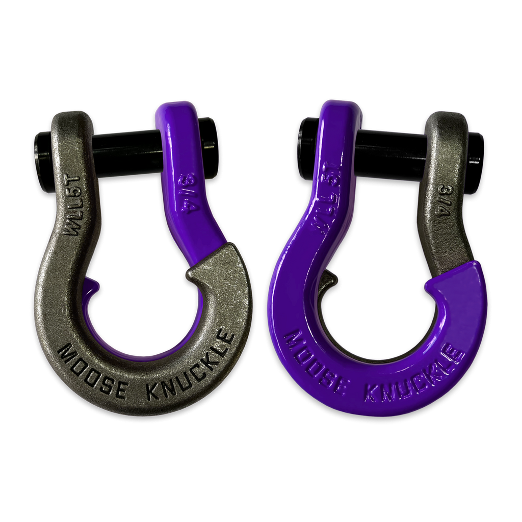 Jowl Recovery Split Shackle 3/4 Raw Dog and Grape Escape Combo Moose Knuckle Offroad