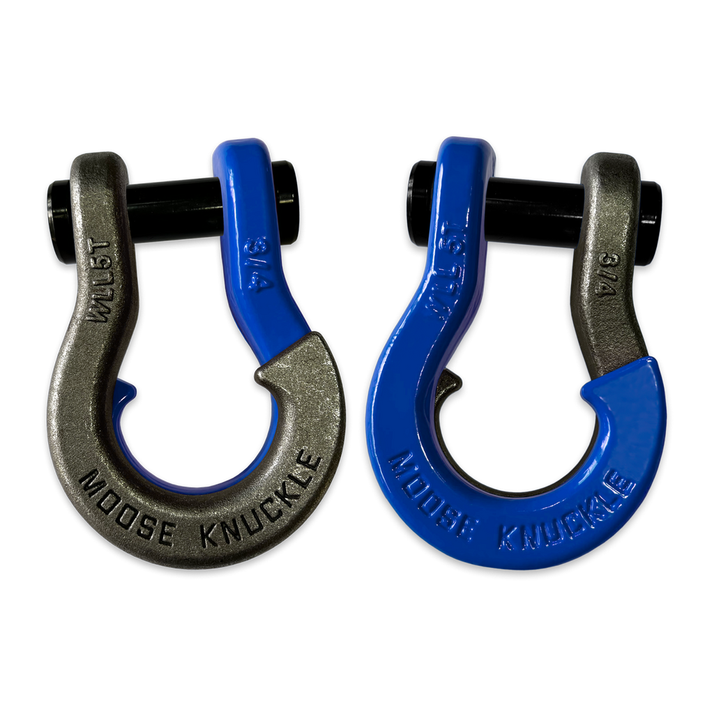 Jowl Recovery Split Shackle 3/4 Raw Dog and Blue Balls Combo Moose Knuckle Offroad