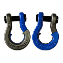 Load image into Gallery viewer, Jowl Recovery Split Shackle 3/4 Raw Dog and Blue Balls Combo Moose Knuckle Offroad