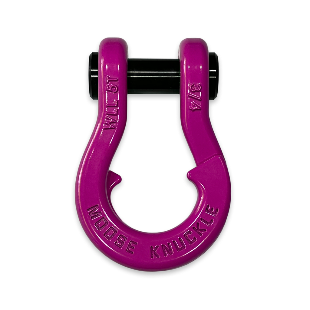 Jowl Recovery Split Shackle 3/4 Pogo Pink Moose Knuckle Offroad