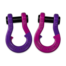 Load image into Gallery viewer, Jowl Recovery Split Shackle 3/4 Grape Escape and Pogo Pink Combo Moose Knuckle Offroad