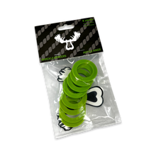 Load image into Gallery viewer, Moose Knuckle Offroad Rattle Rings 5/8 Shackle fits 3/4 Inch Pin Diameter Sublime Green Moose Knuckle Offroad