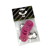 Load image into Gallery viewer, Moose Knuckle Offroad Rattle Rings 5/8 Shackle fits 3/4 Inch Pin Diameter Pretty Pink Moose Knuckle Offroad