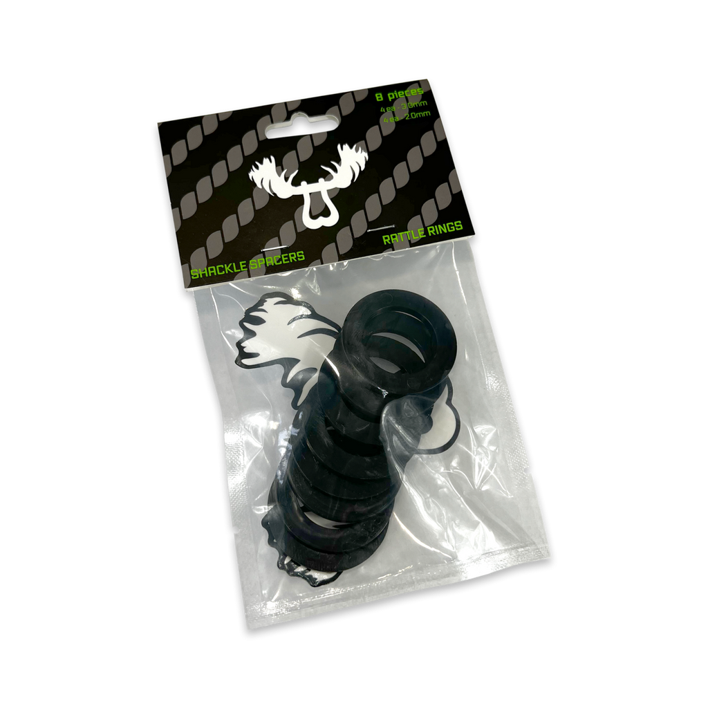 Moose Knuckle Offroad Rattle Rings 7/8 Shackle fits 1.0 Inch Pin Diameter Black Hole Moose Knuckle Offroad