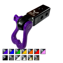 Load image into Gallery viewer, XL 3/4 Shackle and Mohawk 2.0 Receiver Combo Black Lung / Grape Escape Moose Knuckle Offroad