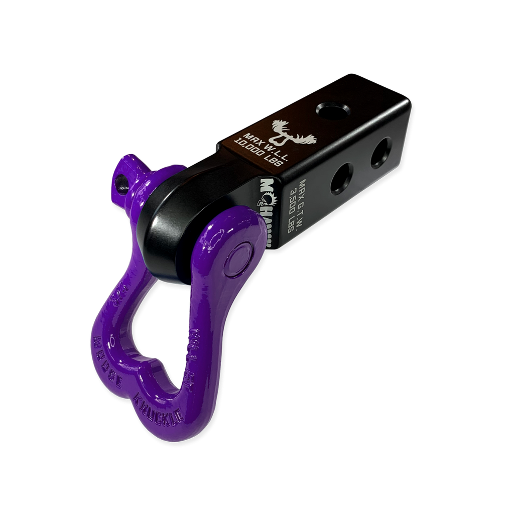 XL 3/4 Shackle and Mohawk 2.0 Receiver Combo Black Lung / Grape Escape Moose Knuckle Offroad