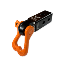 Load image into Gallery viewer, XL 3/4 Shackle and Mohawk 2.0 Receiver Combo Black Lung / Obscene Orange Moose Knuckle Offroad