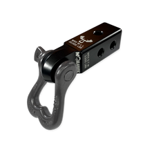 Load image into Gallery viewer, XL 3/4 Shackle and Mohawk 2.0 Receiver Combo Black Lung / Matte Gun Gray Moose Knuckle Offroad