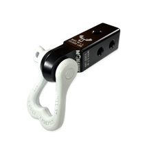 Load image into Gallery viewer, XL 3/4 Shackle and Mohawk 2.0 Receiver Combo Black Lung / Pure White Moose Knuckle Offroad