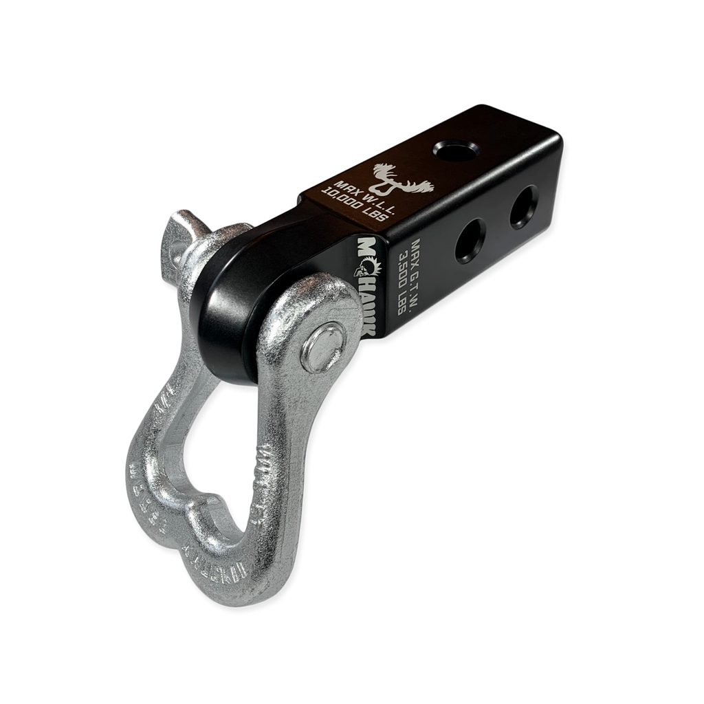 XL 3/4 Shackle and Mohawk 2.0 Receiver Combo Black Lung / Nice Gal Moose Knuckle Offroad