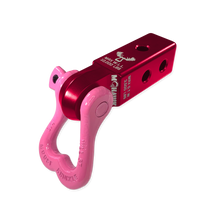 Load image into Gallery viewer, XL 3/4 Shackle and Mohawk 2.0 Receiver Combo Red Rum / Pretty Pink Moose Knuckle Offroad