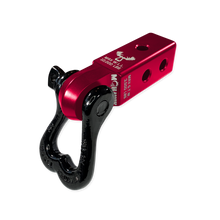 Load image into Gallery viewer, XL 3/4 Shackle and Mohawk 2.0 Receiver Combo Red Rum / Black Hole Moose Knuckle Offroad