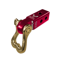 Load image into Gallery viewer, XL 3/4 Shackle and Mohawk 2.0 Receiver Combo Red Rum / Brass Knuckle Moose Knuckle Offroad
