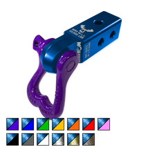 Load image into Gallery viewer, XL 3/4 Shackle and Mohawk 2.0 Receiver Combo Blue Pill / Grape Escape Moose Knuckle Offroad