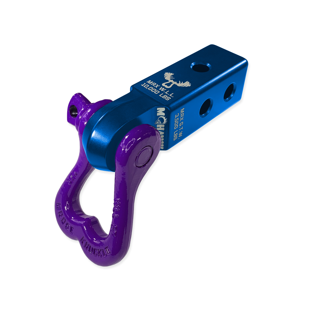 XL 3/4 Shackle and Mohawk 2.0 Receiver Combo Blue Pill / Grape Escape Moose Knuckle Offroad