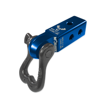 Load image into Gallery viewer, XL 3/4 Shackle and Mohawk 2.0 Receiver Combo Blue Pill / Matte Gun Gray Moose Knuckle Offroad