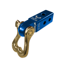 Load image into Gallery viewer, XL 3/4 Shackle and Mohawk 2.0 Receiver Combo Blue Pill / Brass Knuckle Moose Knuckle Offroad
