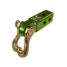 Load image into Gallery viewer, XL 3/4 Shackle and Mohawk 2.0 Receiver Combo Bean Green / Brass Knuckle Moose Knuckle Offroad