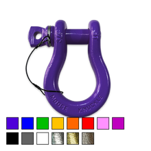 Load image into Gallery viewer, B&#39;oh Recovery Spin Pin Shackle 3/4 Black Hole Moose Knuckle Offroad