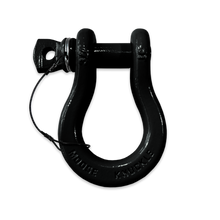 Load image into Gallery viewer, B&#39;oh Recovery Spin Pin Shackle 3/4 Black Hole Moose Knuckle Offroad