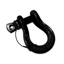 Load image into Gallery viewer, B&#39;oh Recovery Spin Pin Shackle 3/4 Black Hole Moose Knuckle Offroad