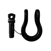 Load image into Gallery viewer, B&#39;oh Recovery Spin Pin Shackle 3/4 Black Hole Moose Knuckle Offroad