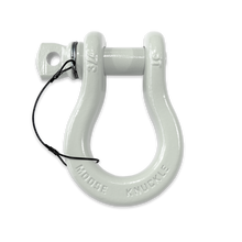 Load image into Gallery viewer, B'oh Recovery Spin Pin Shackle 3/4 Pure White Moose Knuckle Offroad