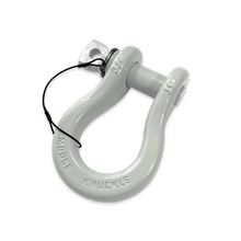 Load image into Gallery viewer, B'oh Recovery Spin Pin Shackle 3/4 Pure White Moose Knuckle Offroad