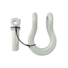Load image into Gallery viewer, B'oh Recovery Spin Pin Shackle 3/4 Pure White Moose Knuckle Offroad