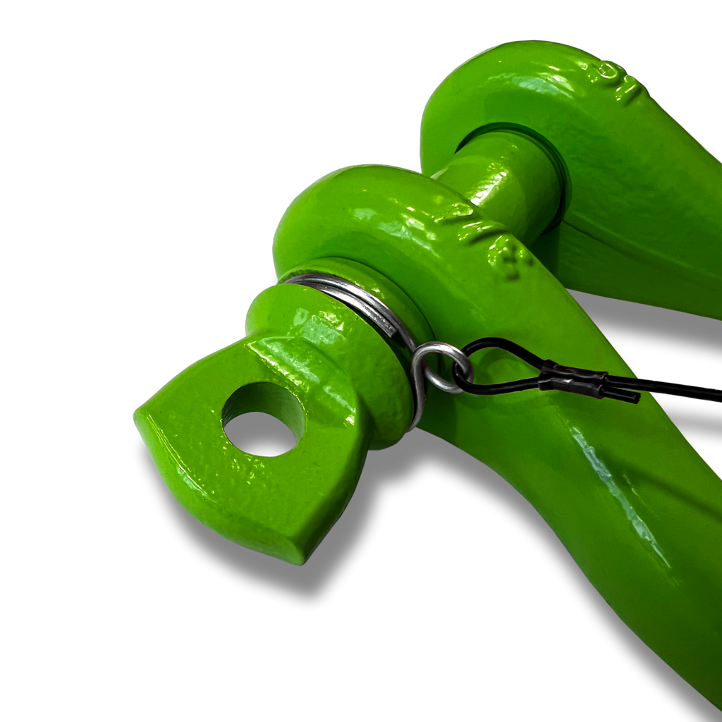 B'oh Recovery Spin Pin Shackle 3/4 Sublime Green Moose Knuckle Offroad