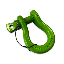 Load image into Gallery viewer, B'oh Recovery Spin Pin Shackle 3/4 Sublime Green Moose Knuckle Offroad