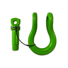 Load image into Gallery viewer, B'oh Recovery Spin Pin Shackle 3/4 Sublime Green Moose Knuckle Offroad