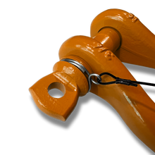 Load image into Gallery viewer, B'oh Recovery Spin Pin Shackle 3/4 Obscene Orange Moose Knuckle Offroad