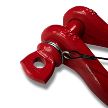 Load image into Gallery viewer, B'oh Recovery Spin Pin Shackle 3/4 Flame Red Moose Knuckle Offroad