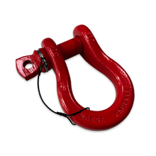 Load image into Gallery viewer, B'oh Recovery Spin Pin Shackle 3/4 Flame Red Moose Knuckle Offroad