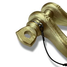 Load image into Gallery viewer, B'oh Recovery Spin Pin Shackle 3/4 Brass Knuckle Moose Knuckle Offroad